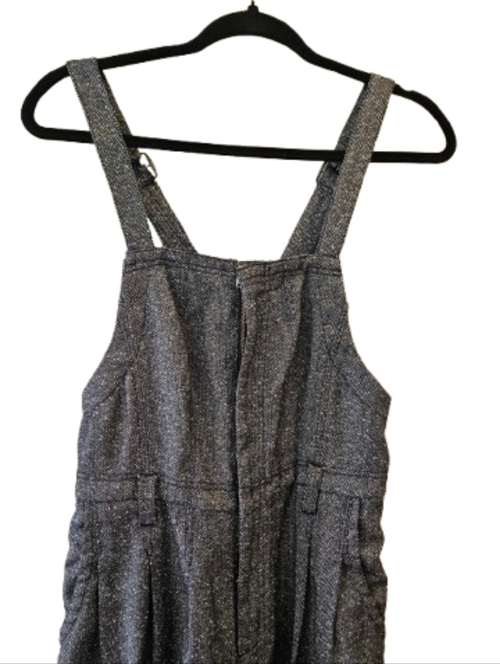 Free People Leonie Tweed Herringbone Overalls Jumpsuit Menswear One Piece XS - Picture 4 of 15